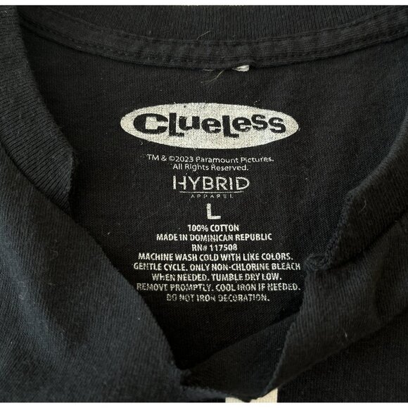 Clueless Graphic T-Shirt Alicia Silverstone Ugh As If Funny Novelty Black Size L - Picture 9 of 10